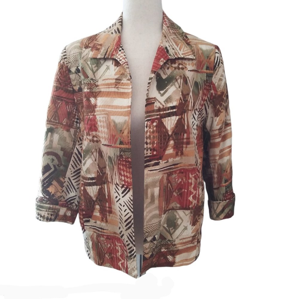 Alfred Dunner Blazer Muticolor Size 8